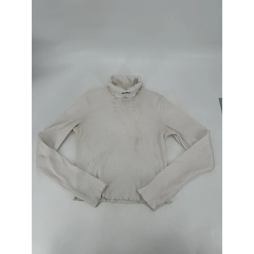 Nike Tech Turtleneck Shirt‎ Stretch RN58323 White Medium